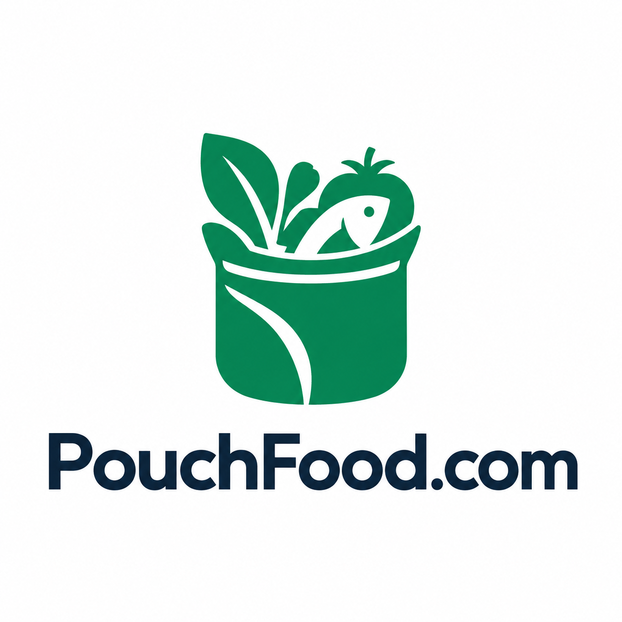 PouchFood.com domain name artwork